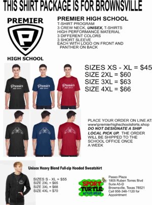 Premier Brownsville Crewneck Shirts ONLY 2XLarge 2025